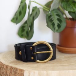 Ceintures | JULES & JENN Ceinture Boheme Cuir Noir