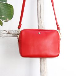 Sacs A Main | JULES & JENN Sac Gabrielle Cuir Rouge