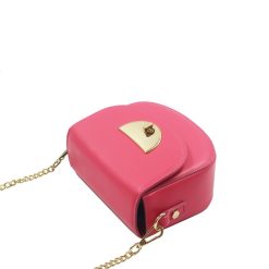 Sacs A Main | JULES & JENN Mini Sac Cuir Fushia