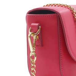 Sacs A Main | JULES & JENN Mini Sac Cuir Fushia