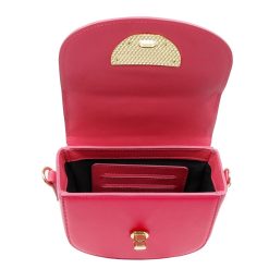 Sacs A Main | JULES & JENN Mini Sac Cuir Fushia