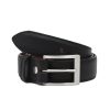 Ceintures | JULES & JENN Ceinture Classique Cuir Noir