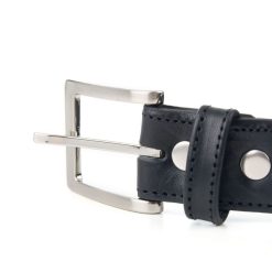 Ceintures | JULES & JENN Ceinture Classique Cuir Noir