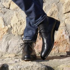 Boots | JULES & JENN Desert Boots Cuir Noir