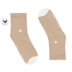 Chaussettes | JULES & JENN Chaussettes Coeur Beige Blanc Blanc/Beige