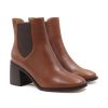 Bottines & Bottes | JULES & JENN Bottines Chelsea Talon Cuir Camel