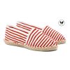 Espadrilles | JULES & JENN Espadrilles Toile Coton Rouge & Dore Rouge/Dore