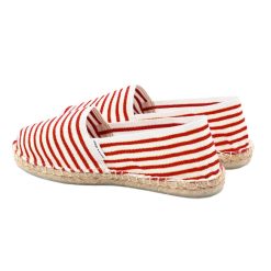 Espadrilles | JULES & JENN Espadrilles Toile Coton Rouge & Dore Rouge/Dore