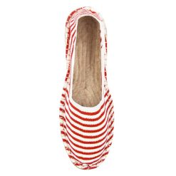 Espadrilles | JULES & JENN Espadrilles Toile Coton Rouge & Dore Rouge/Dore