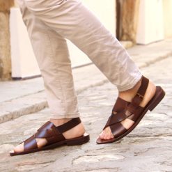 Espadrilles & Sandales | JULES & JENN Sandales Cuir Marron