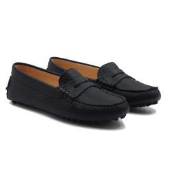 Mocassins & Derbies | JULES & JENN Mocassins Cuir Graine Noir