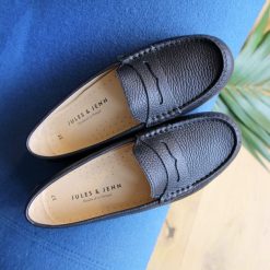 Mocassins & Derbies | JULES & JENN Mocassins Cuir Graine Noir