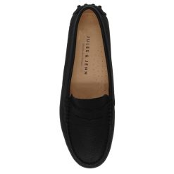 Mocassins & Derbies | JULES & JENN Mocassins Cuir Graine Noir