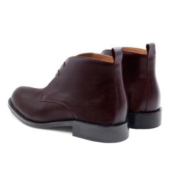 Boots | JULES & JENN Desert Boots Cuir Bordeaux