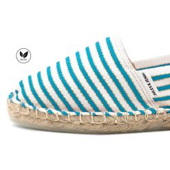 Espadrilles | JULES & JENN Espadrilles Toile Coton Turquoise Turquoise/Dore