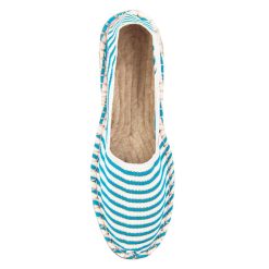 Espadrilles | JULES & JENN Espadrilles Toile Coton Turquoise Turquoise/Dore