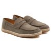 Mocassins | JULES & JENN Mocassins Espadrille Cuir Daim Gris