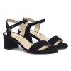 Sandales | JULES & JENN Sandales Moyen Talon Cuir Daim Noir