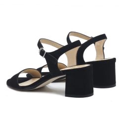 Sandales | JULES & JENN Sandales Moyen Talon Cuir Daim Noir