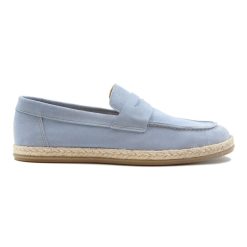 Mocassins | JULES & JENN Mocassins Espadrilles Cuir Bleu Clair