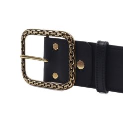 Ceintures | JULES & JENN Ceinture Bijou Cuir Noir