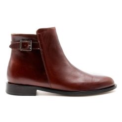 Boots | JULES & JENN Boots A Boucle Cuir Marron