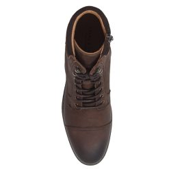 Boots | JULES & JENN Ranger Boots A Col Cuir Nubuck Marron