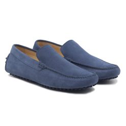 Mocassins | JULES & JENN Mocassins Cuir Daim Bleu