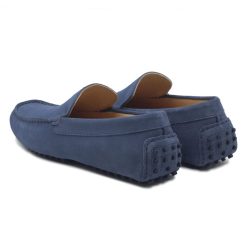 Mocassins | JULES & JENN Mocassins Cuir Daim Bleu