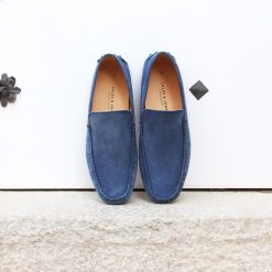 Mocassins | JULES & JENN Mocassins Cuir Daim Bleu