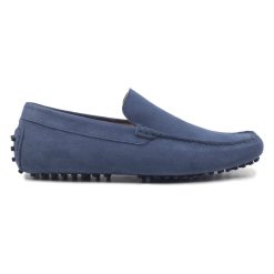 Mocassins | JULES & JENN Mocassins Cuir Daim Bleu