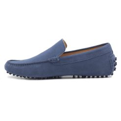 Mocassins | JULES & JENN Mocassins Cuir Daim Bleu