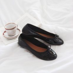 Ballerines & Slippers | JULES & JENN Ballerines Classiques Cuir Brillant Noir