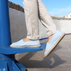 Espadrilles | JULES & JENN Espadrilles Coton Recycle Bleu Clair