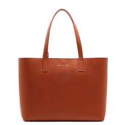 Sacs A Main | JULES & JENN Sac Cabas Cuir Brique Orange Brique