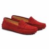 Mocassins & Derbies | JULES & JENN Mocassins Cuir Daim Rouge