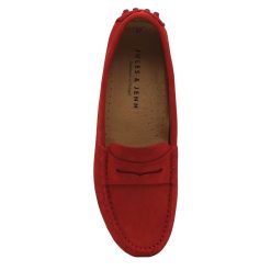 Mocassins & Derbies | JULES & JENN Mocassins Cuir Daim Rouge