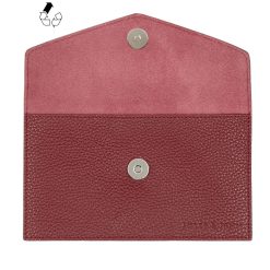 Petite Maroquinerie | JULES & JENN Pochette Enveloppe Upcycle Bordeaux