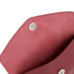 Petite Maroquinerie | JULES & JENN Pochette Enveloppe Upcycle Bordeaux