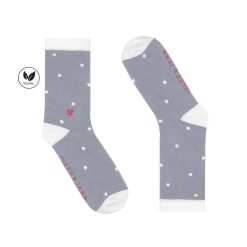 Chaussettes | JULES & JENN Chaussettes A Pois Coton Gris Blanc Blanc/Gris