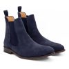 Boots | JULES & JENN Chelsea Boots Cuir Daim Marine Bleu