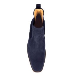 Boots | JULES & JENN Chelsea Boots Cuir Daim Marine Bleu