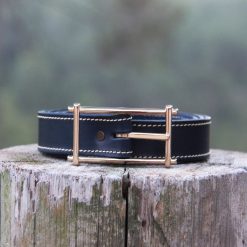 Ceintures | JULES & JENN Ceinture Mademoiselle Cuir Bleu