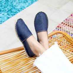 Espadrilles | JULES & JENN Espadrilles Toile De Jean Bleu