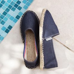 Espadrilles | JULES & JENN Espadrilles Toile De Jean Bleu