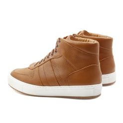 Baskets | JULES & JENN Baskets Gaspard Cuir Graine Cognac