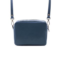 Sacs A Main | JULES & JENN Sac Gabrielle Cuir Bleu