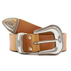 Ceintures | JULES & JENN Ceinture Far West Cuir Camel