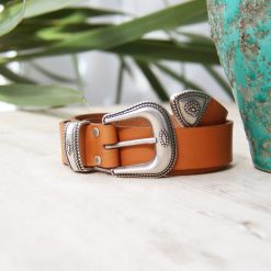 Ceintures | JULES & JENN Ceinture Far West Cuir Camel