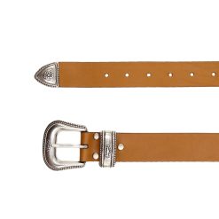 Ceintures | JULES & JENN Ceinture Far West Cuir Camel